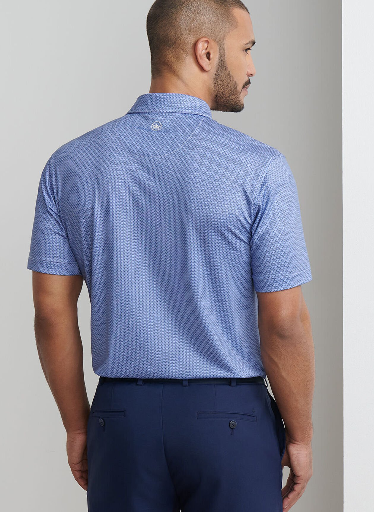 ABBOTT PERFORMANCE JERSEY POLO - WHITE