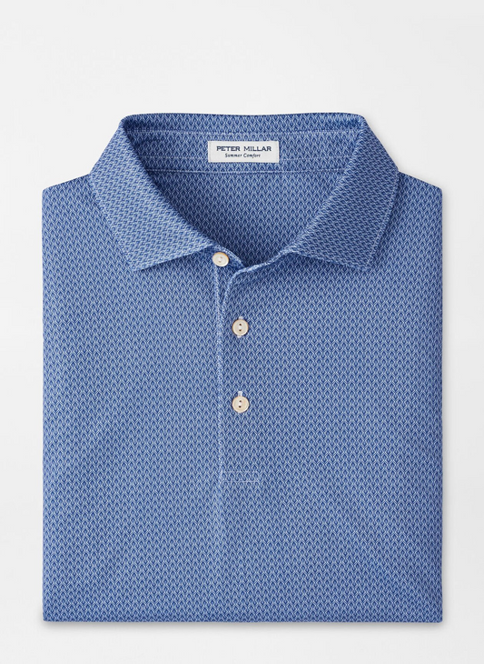 ABBOTT PERFORMANCE JERSEY POLO - WHITE