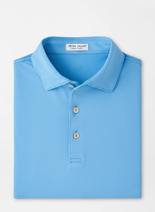 JUBILEE PERFORMANCE JERSEY POLO - EVENING TIDE