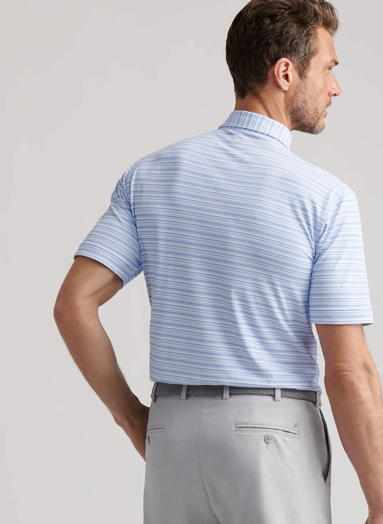 ATRIUM PERFORMANCE JERSEY POLO - WHITE