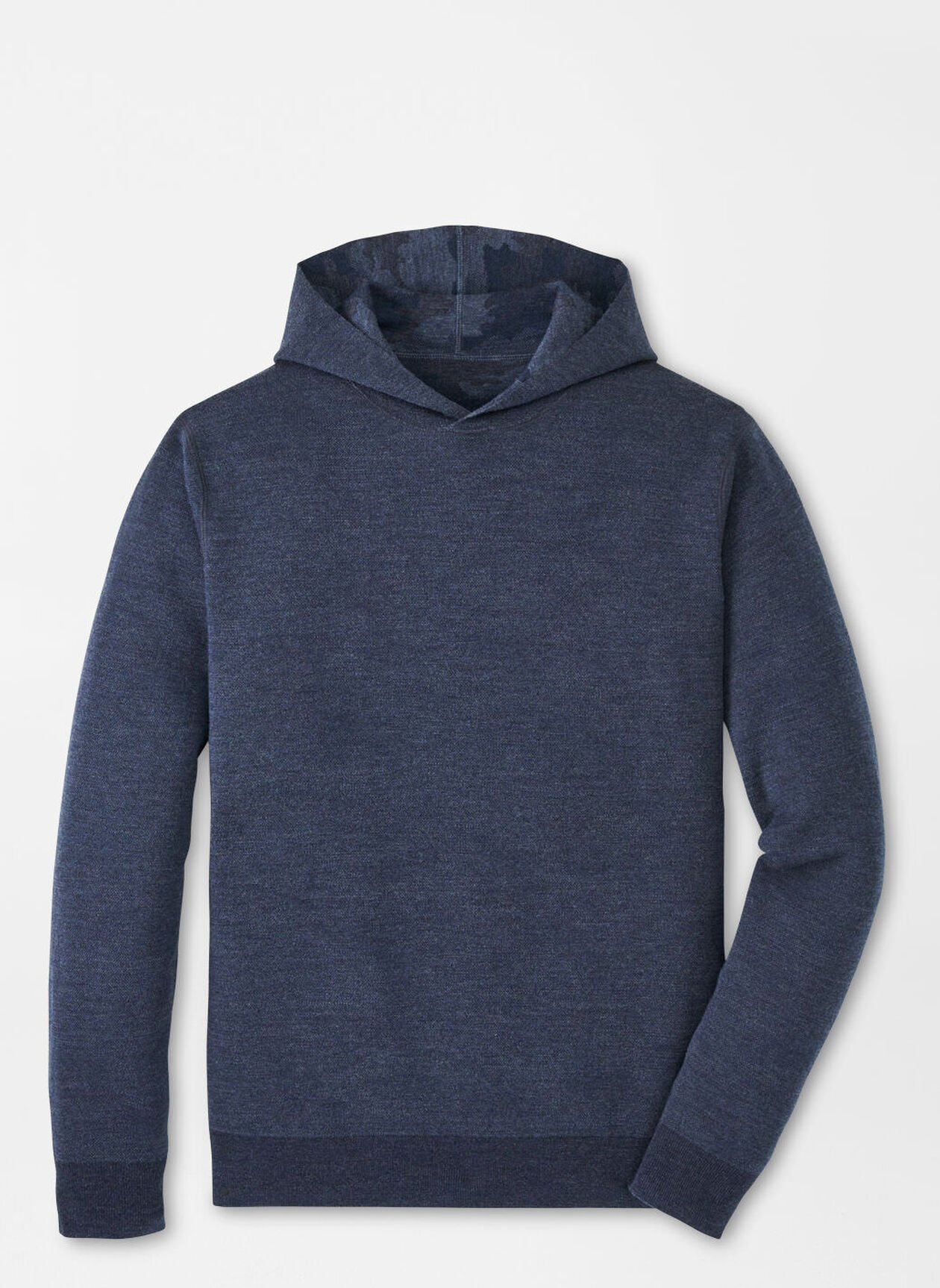REVERSIBLE CAMO POPOVER HOODIE - BLUE HAZE