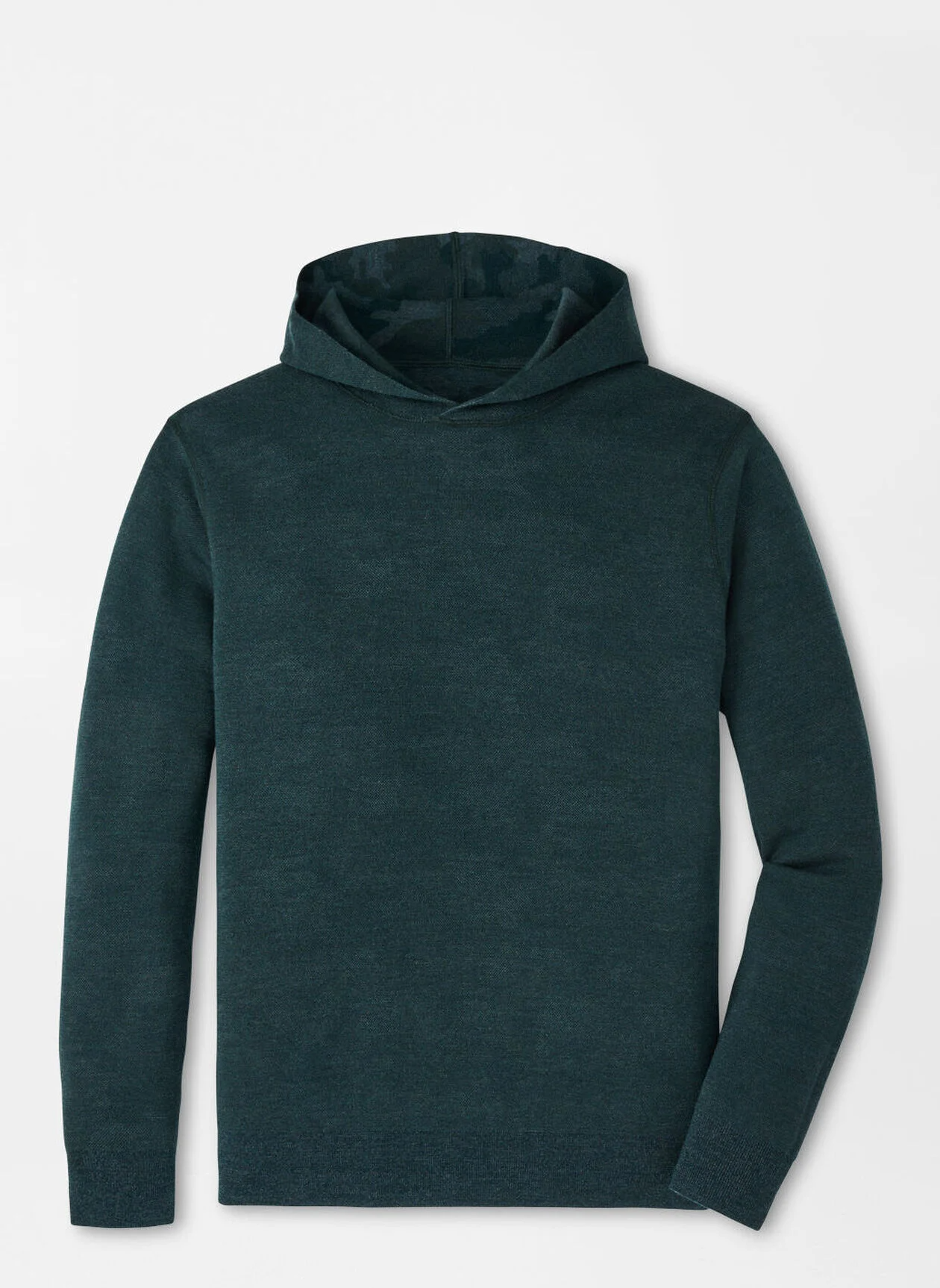 REVERSIBLE CAMO POPOVER HOODIE - DEEP VERDANT