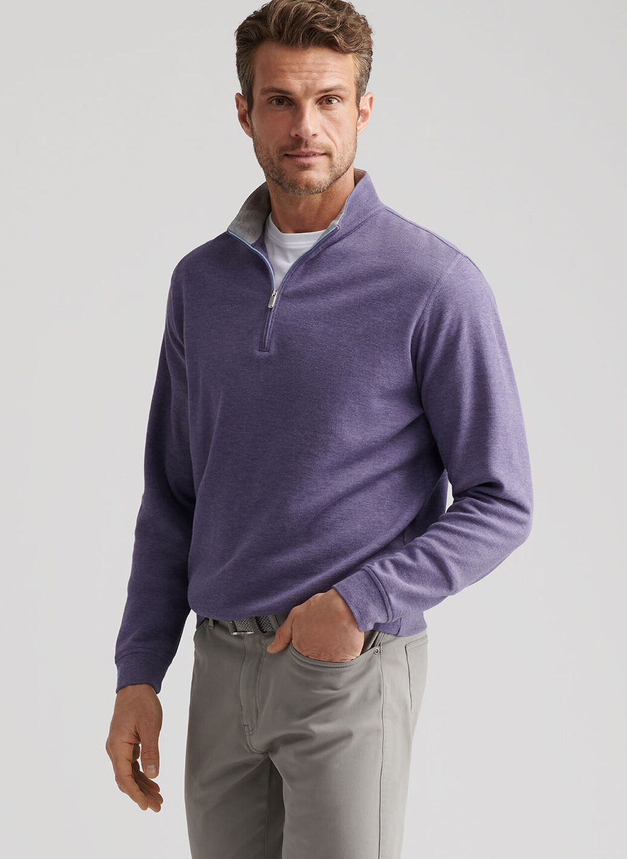 CROWN COMFORT PULLOVER - DEEP VIOLET