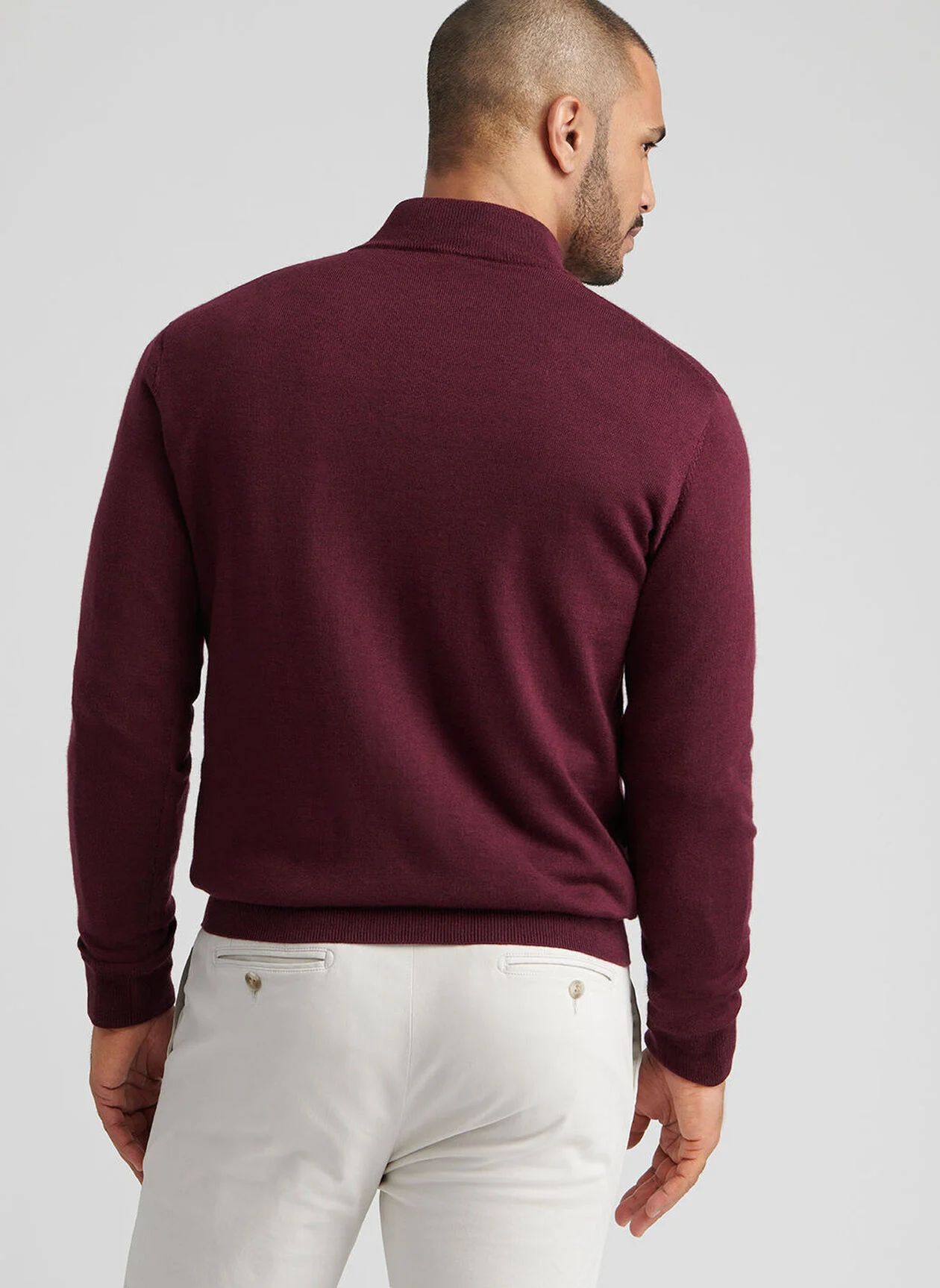 AUTUMN CREST 1/4 ZIP SWEATER - AUTUMN FOLIAGE