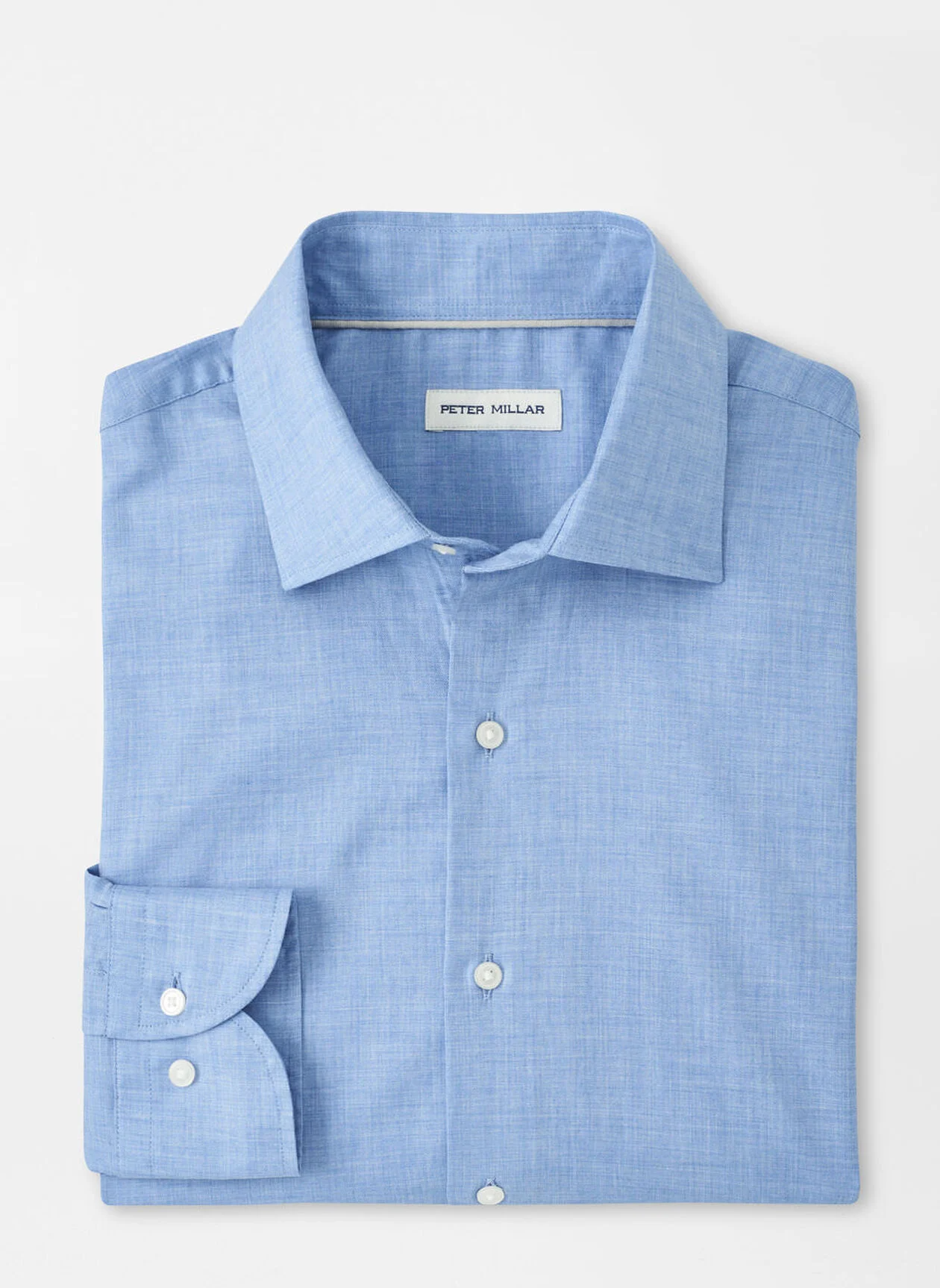 HIGHLANDS SOFT TWILL COTTON SHIRT - RUDDY BLUE