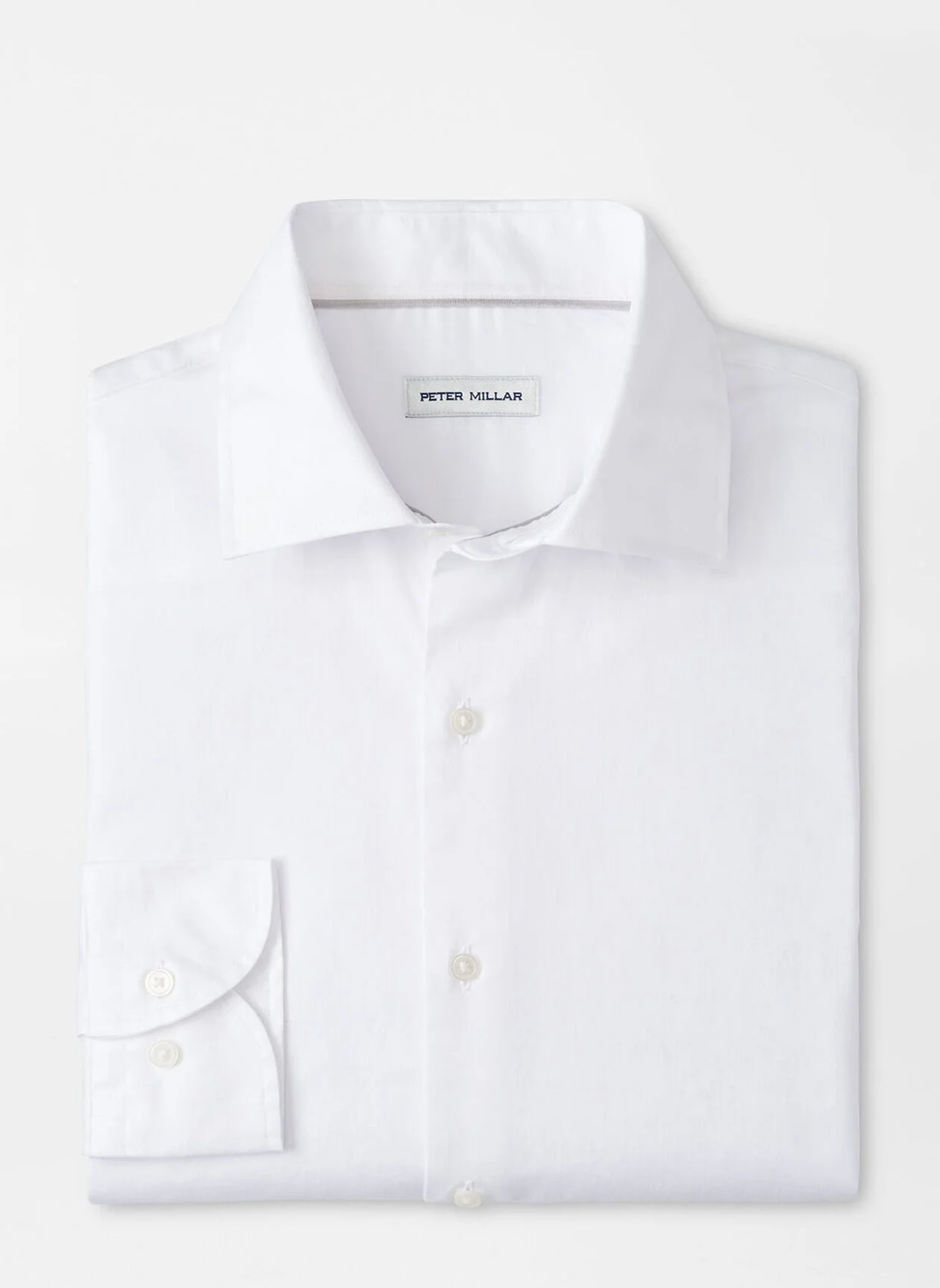 HIGHLANDS SOFT TWILL COTTON SHIRT - WHITE