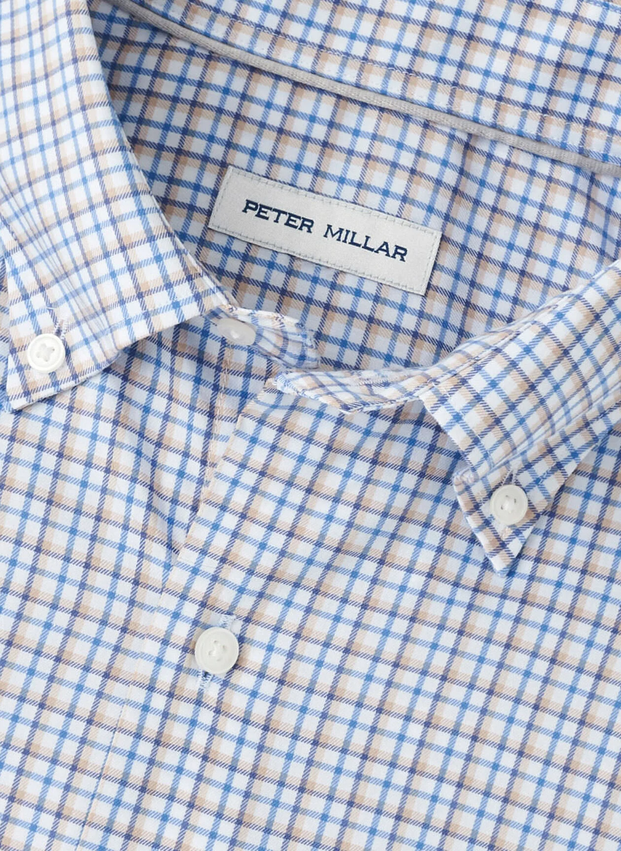 JULIAN CROWN LITE COTTON STRETCH SHIRT - EVENING TIDE
