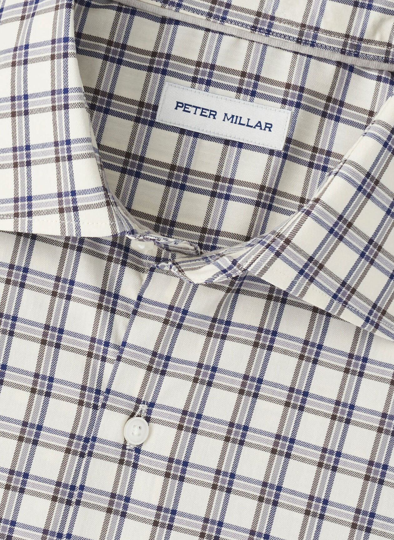 LENOX CROWN LITE COTTON STRETCH SHIRT - WINTER IVORY