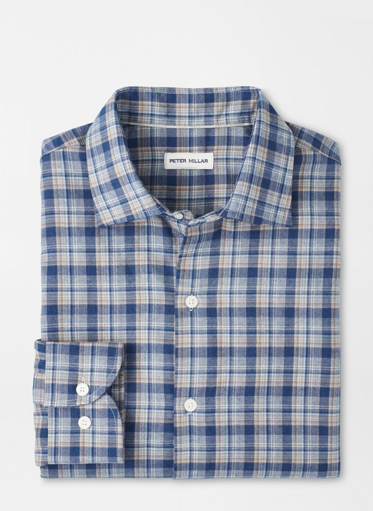 WHITECAP PERFORMANCE FLANNEL SHIRT - BLUE HAZE