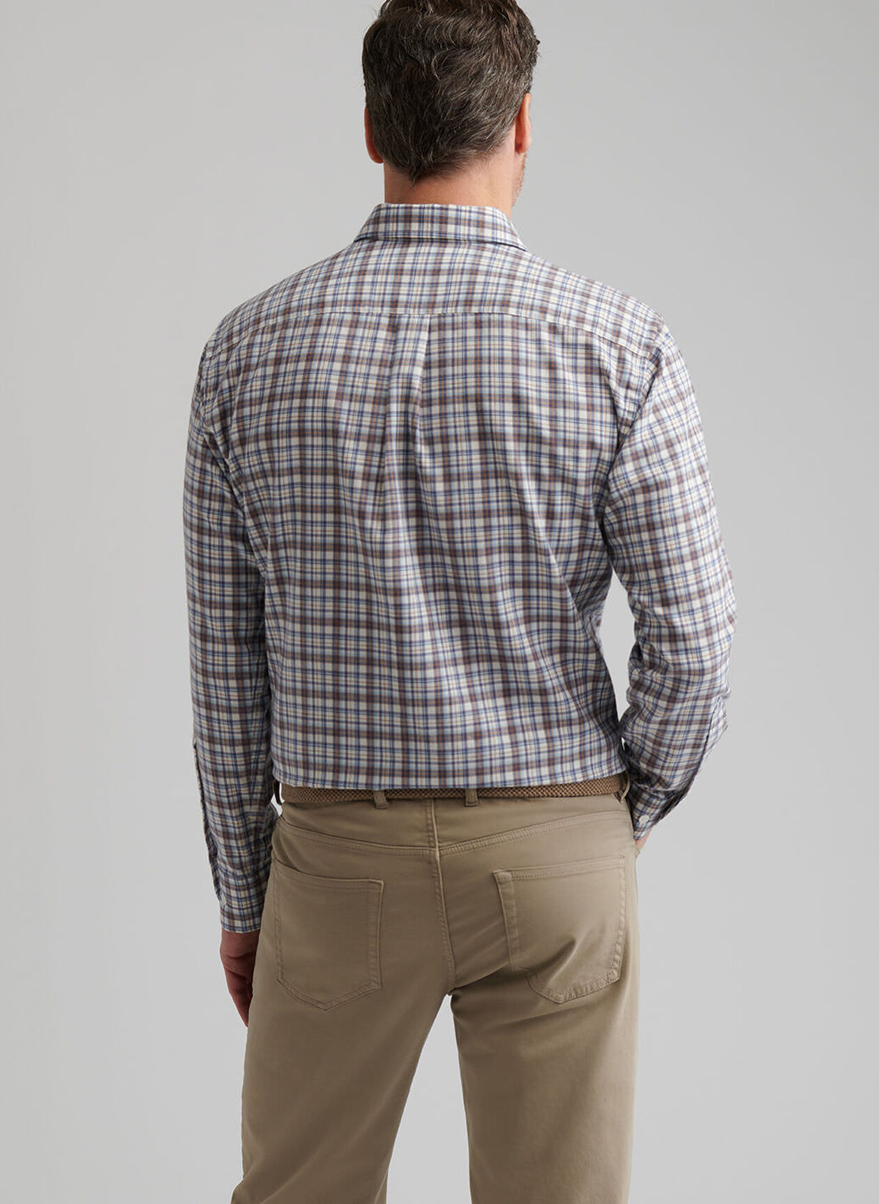 WAYNESVILLE PERFORMANCE FLANNEL SHIRT - WINTER IVORY