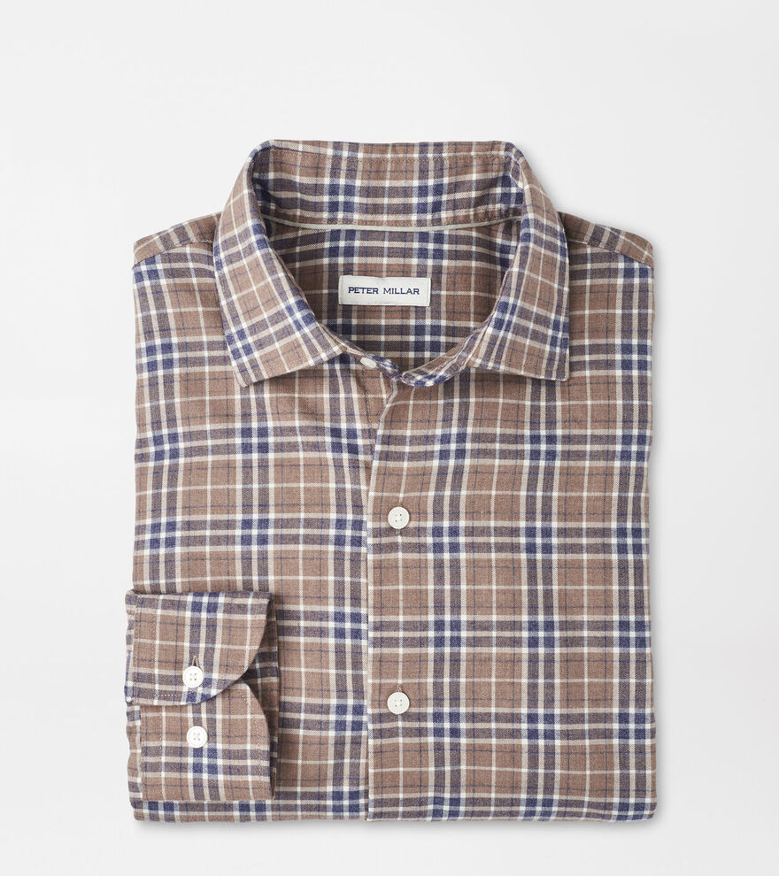 BIG BEAR PERFORMANCE FLANNEL SHIRT - POPLAR BROWN