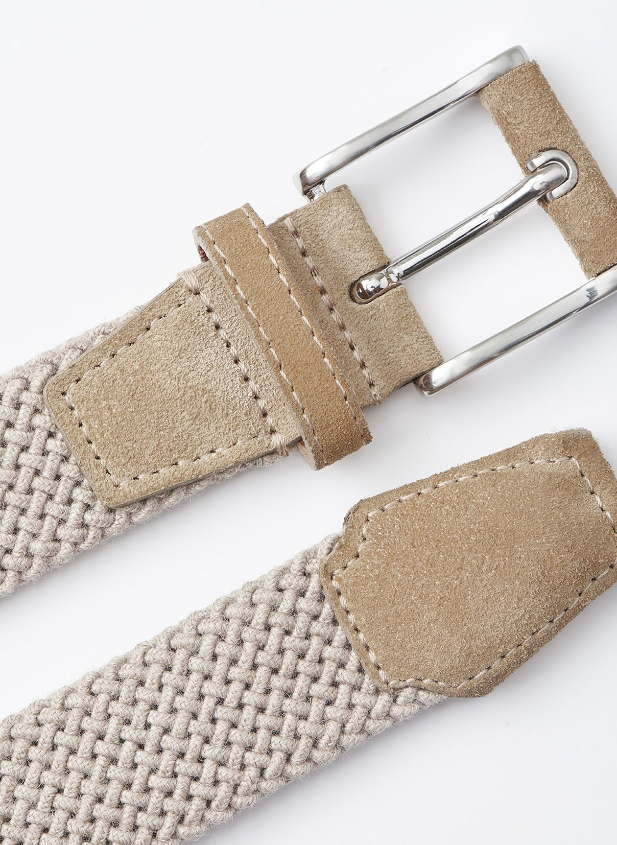 CRAFTED WOVEN BELT - KHAKI