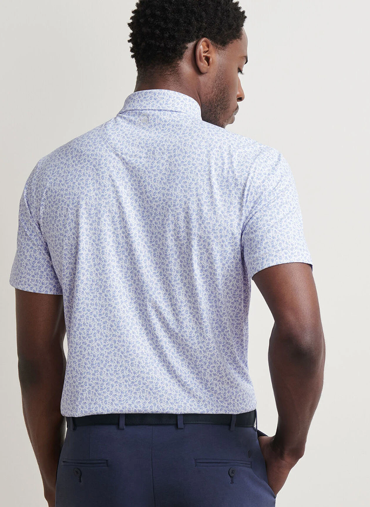 OLIVE GROVE PERFORMANCE JERSEY POLO - WHITE