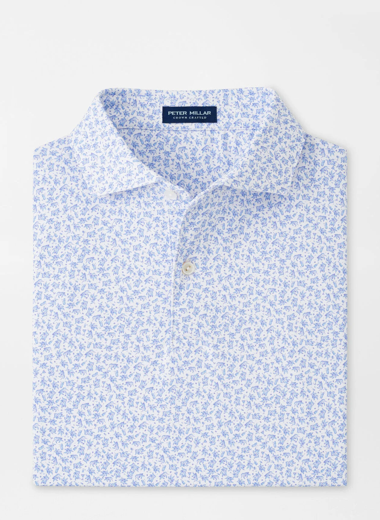 OLIVE GROVE PERFORMANCE JERSEY POLO - WHITE