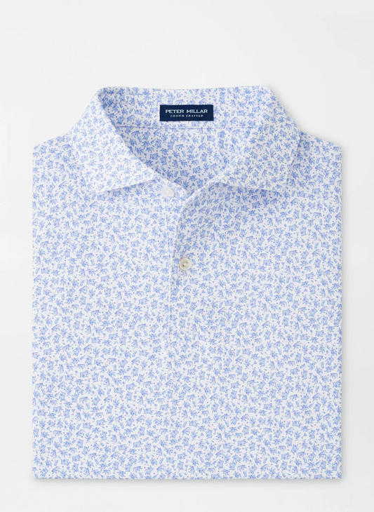 OLIVE GROVE PERFORMANCE JERSEY POLO - WHITE