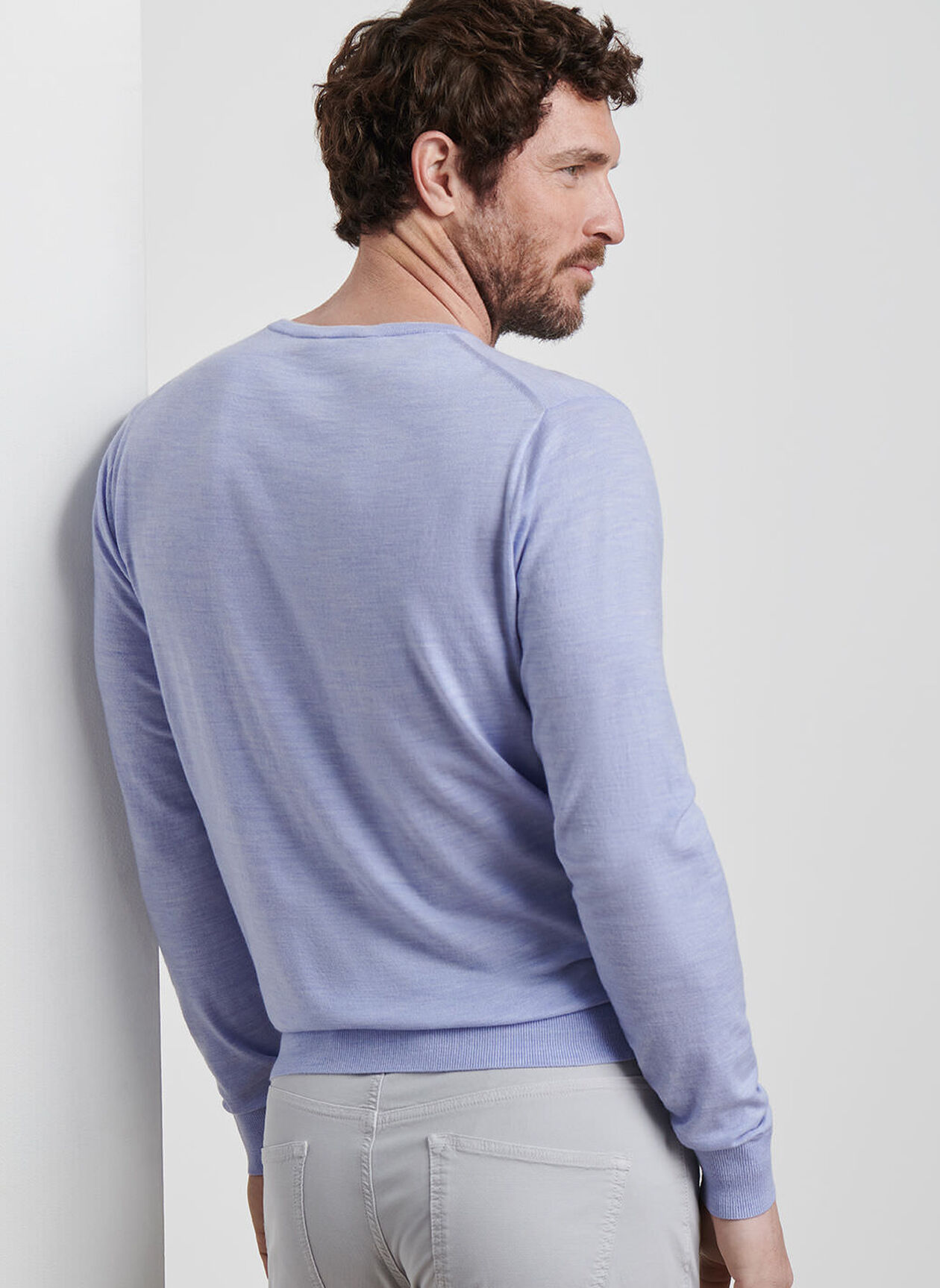 EXCURSIONIST FLEX CREW NECK SWEATER - WISTERIA