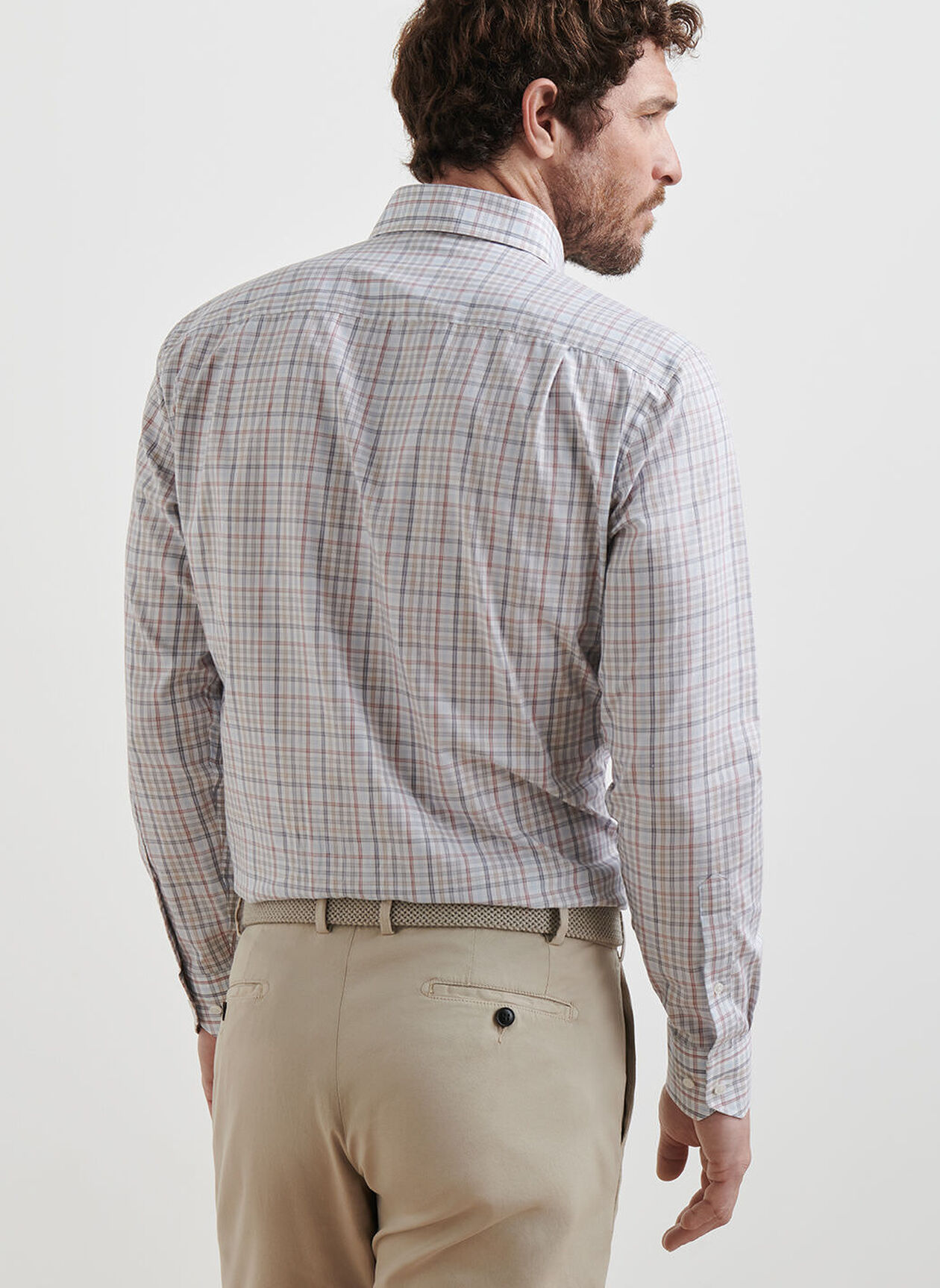 ORVIETO COTTON SHIRT - NEBULA BLUE