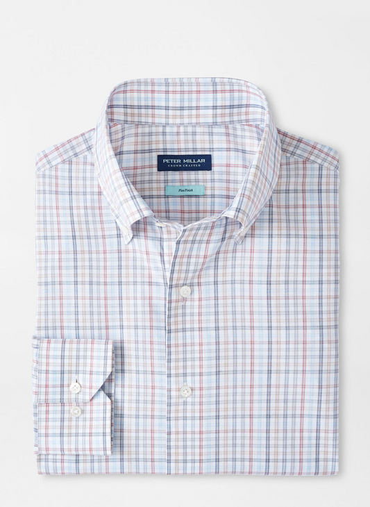 ORVIETO COTTON SHIRT - NEBULA BLUE
