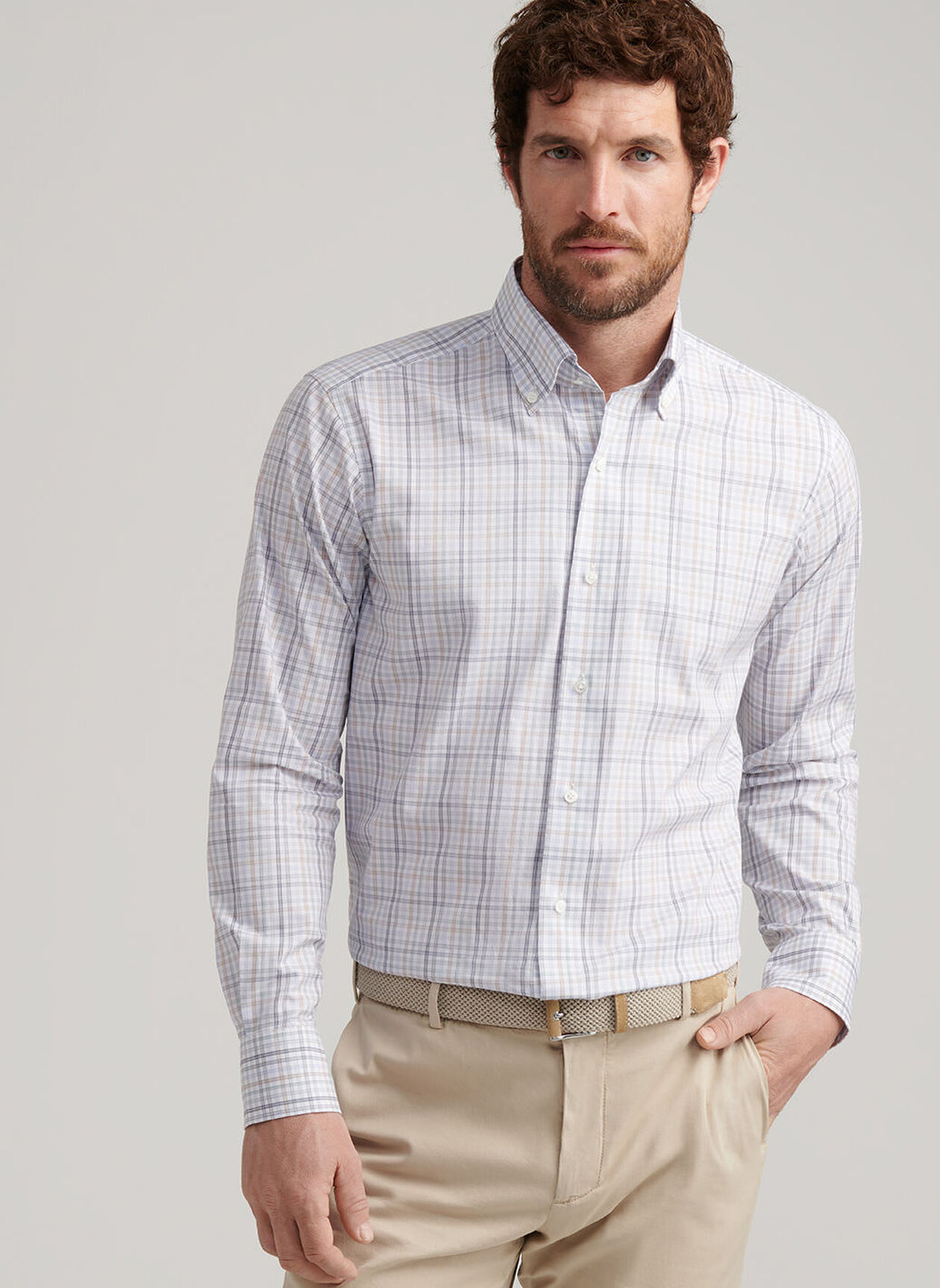 ORVIETO COTTON SHIRT - SHERWOOD
