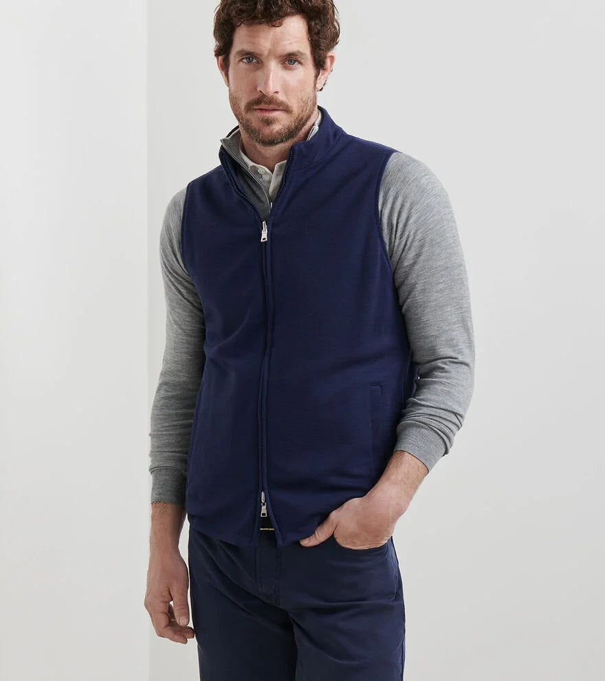 RYDER REVERSIBLE VEST - NAVY