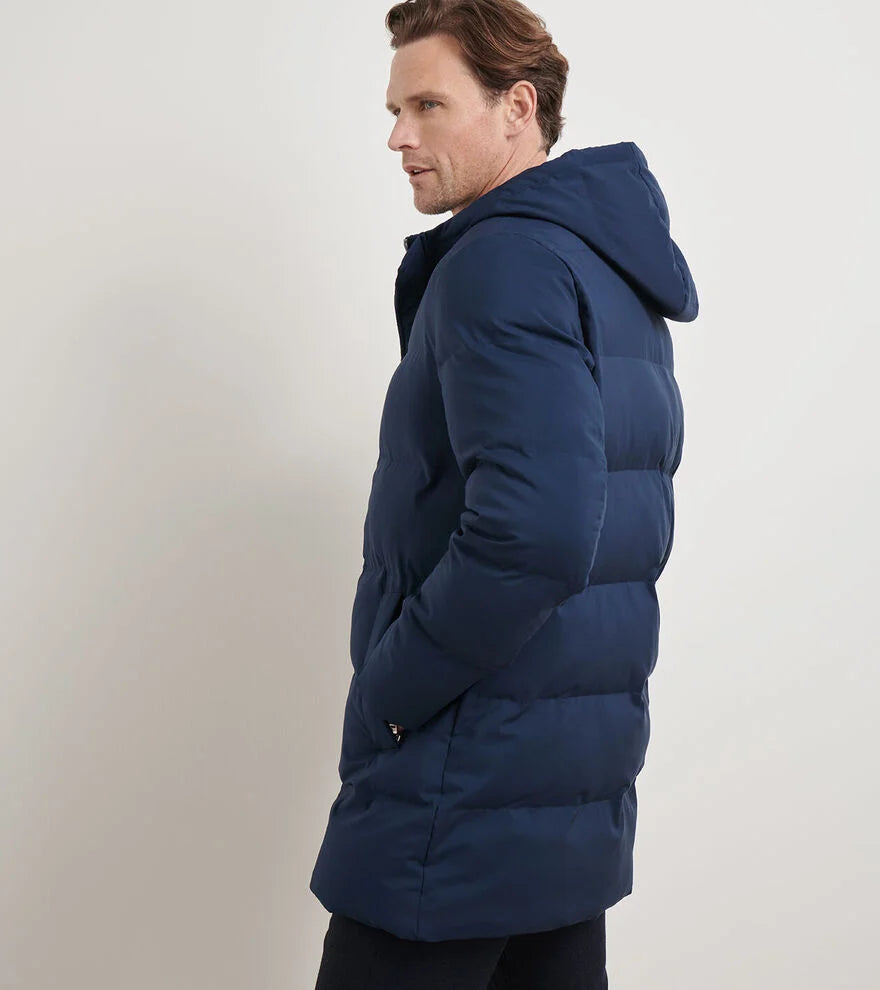 CORTINA QUILTED PARKA - NAVY