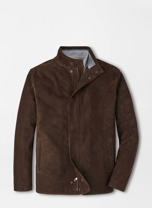 NORWALK NUBUCK COAT - ESPRESSO