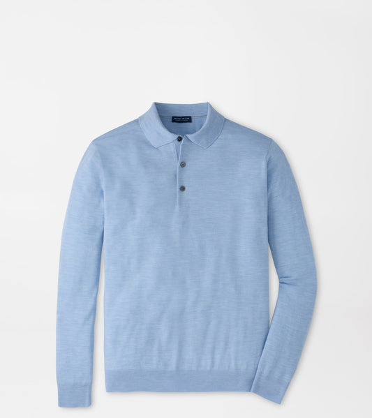 DORSET SWEATER POLO - PALE BLUE