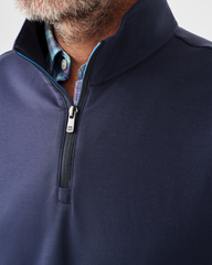 MOVEMENT 1/4 ZIP PULLOVER - BLUE NIGHTS