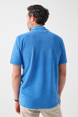 CABANA TOWEL TERRY POLO - OCEAN BLUE