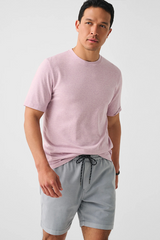 SHORT SLEEVE MOVEMENT T-SHIRT - LAVENDER MELANGE