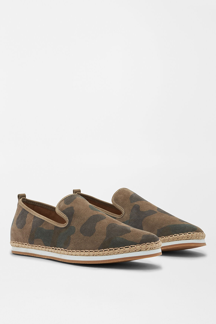 COASTAL CAMO SLIP ON SHOE - FATIGUE