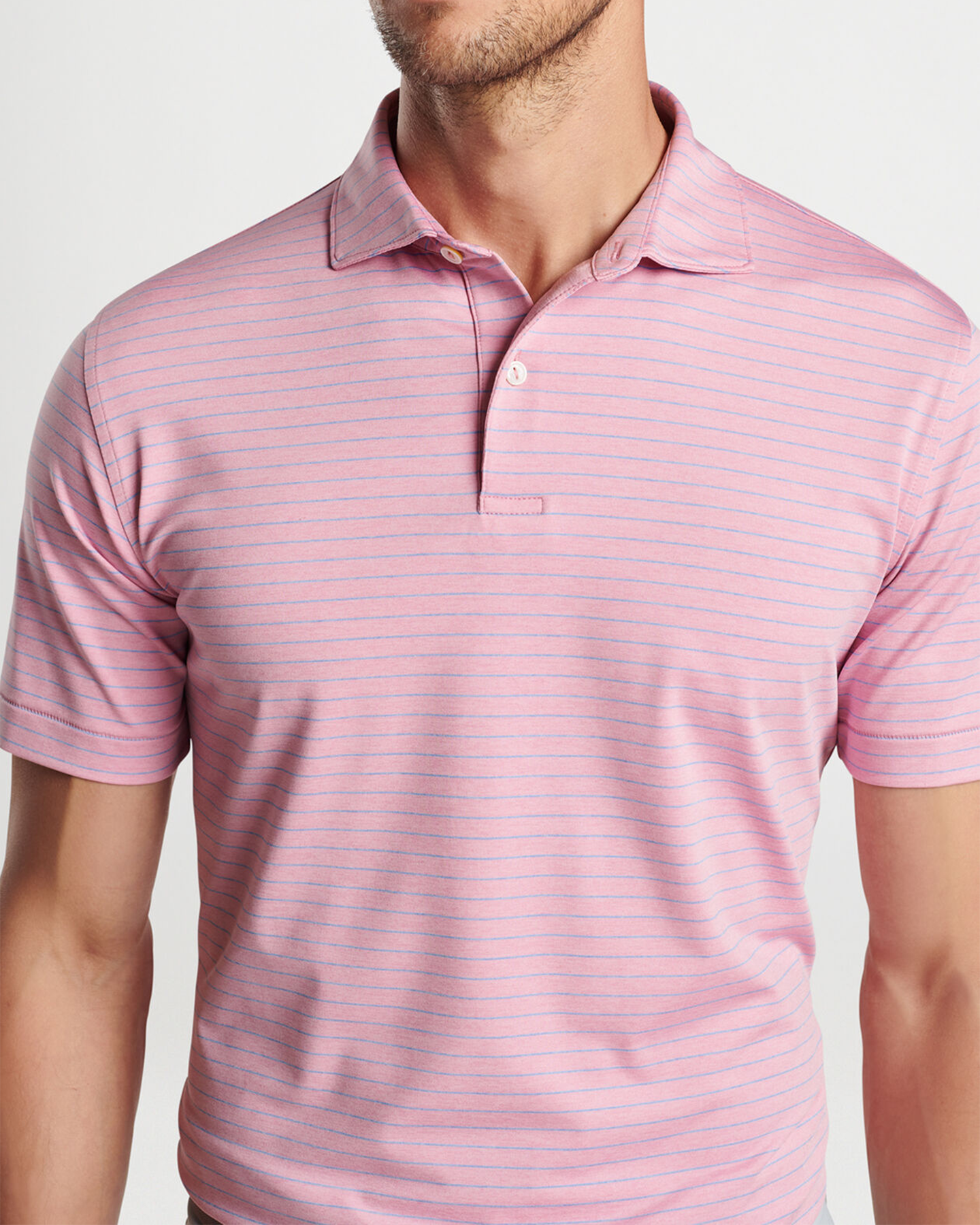 DUET PERFORMANCE JERSEY POLO - SPRING BLOSSOM