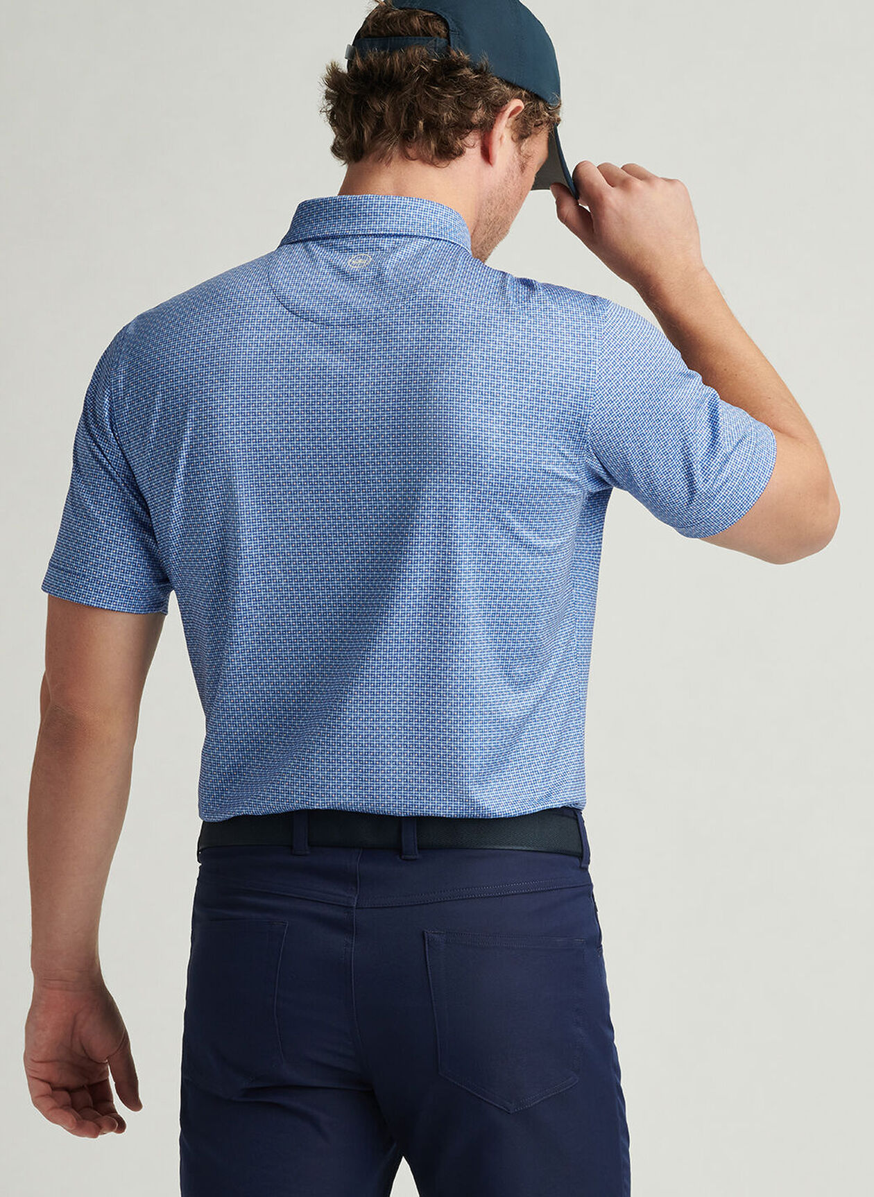 JUBILEE PERFORMANCE JERSEY POLO - BLUE SEA