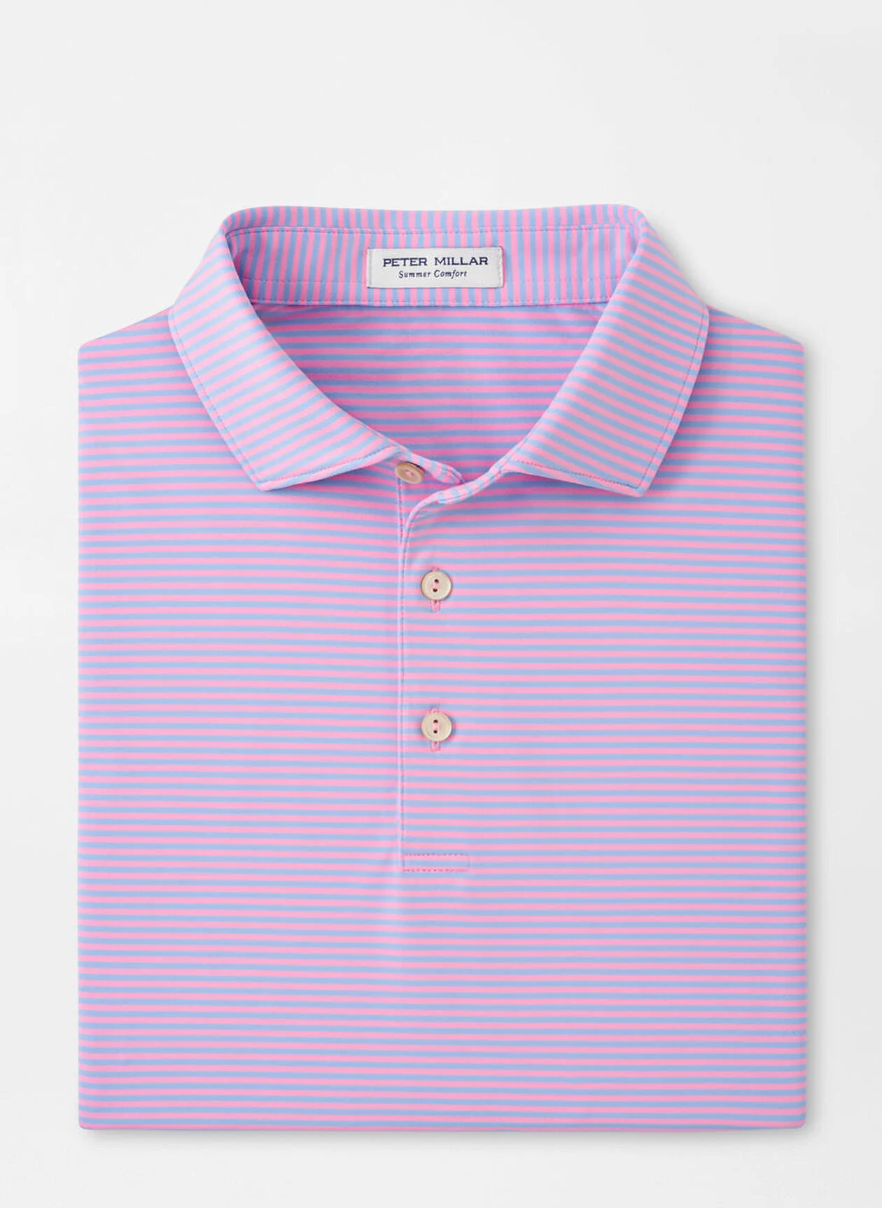 HALES PERFORMANCE JERSEY POLO - PINK VALE