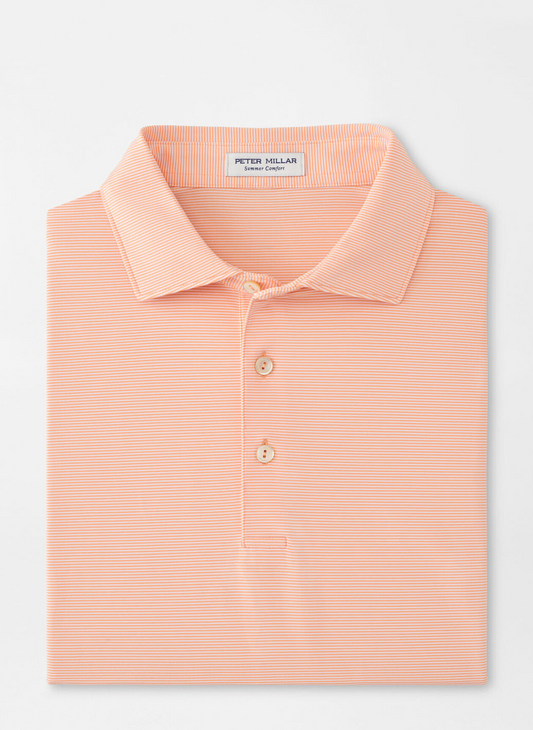 JUBILEE PERFORMANCE JERSEY POLO - PAPAYA