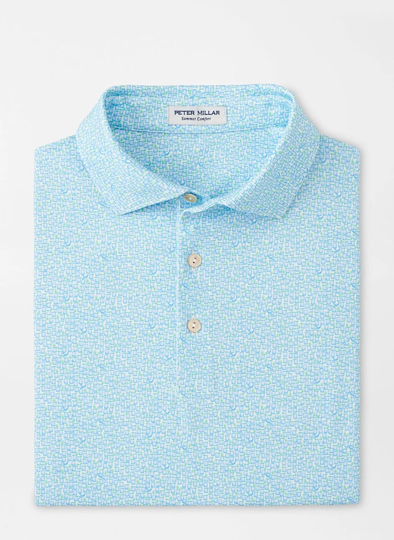 MEZCAL PERFORMANCE JERSEY POLO - WHITE