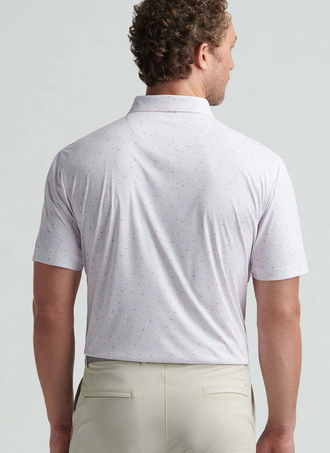 FEATHERWEIGHT HONEYCOMB POLO - WHITE
