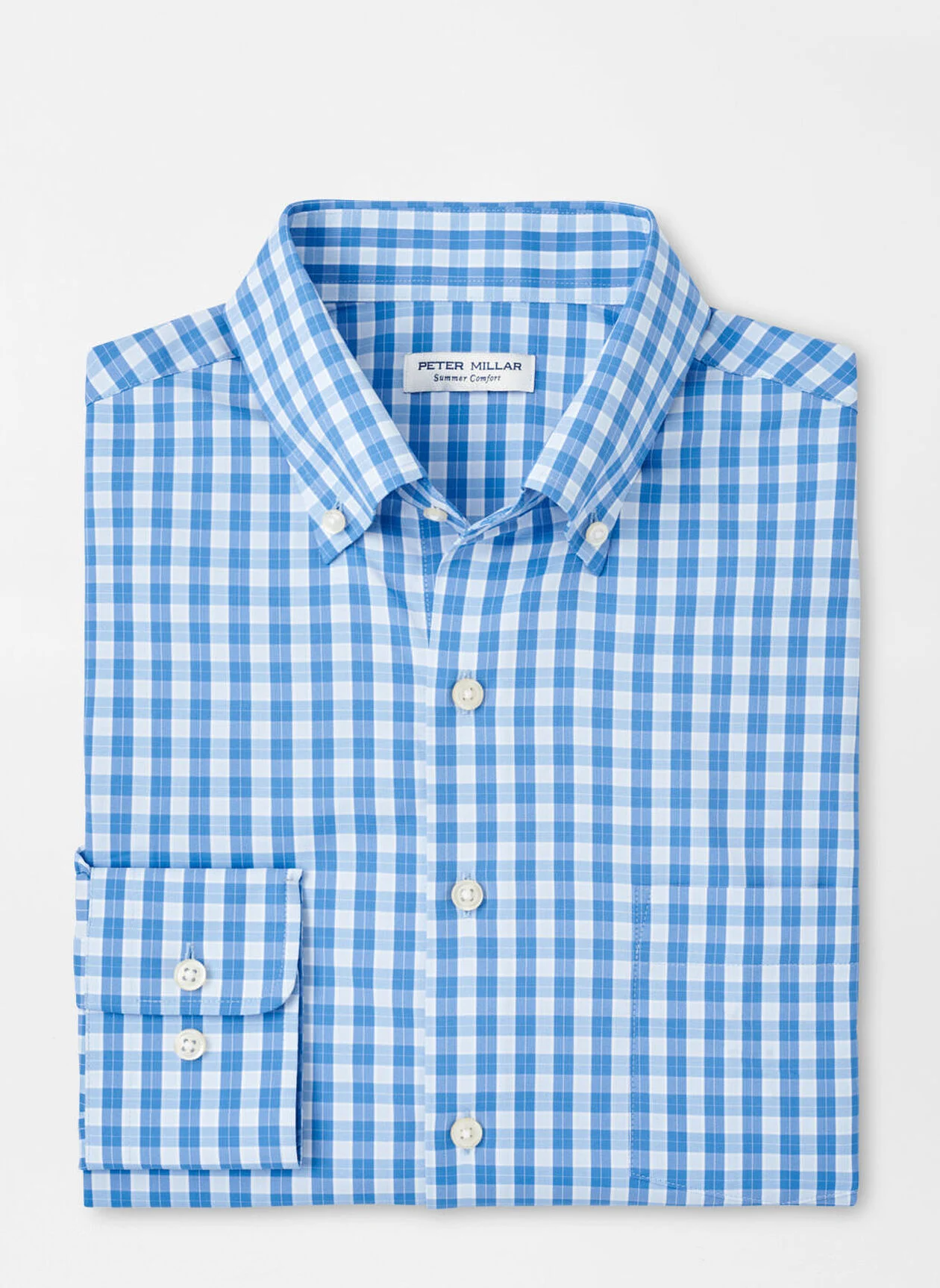 LEVEN PERFORMANCE TWILL SHIRT - BLUE POPPY