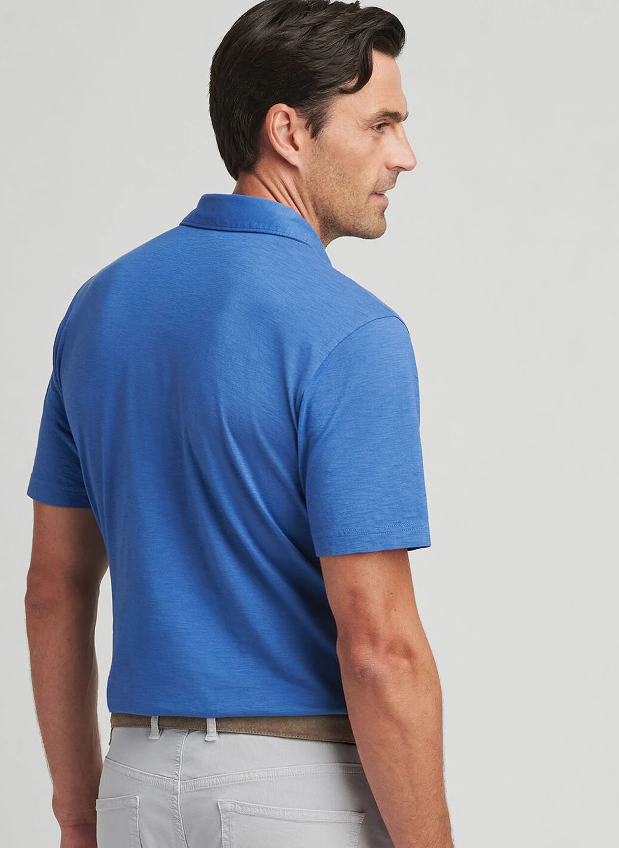 JOURNEYMAN SHORT SLEEVE POLO - OCEAN BLUE