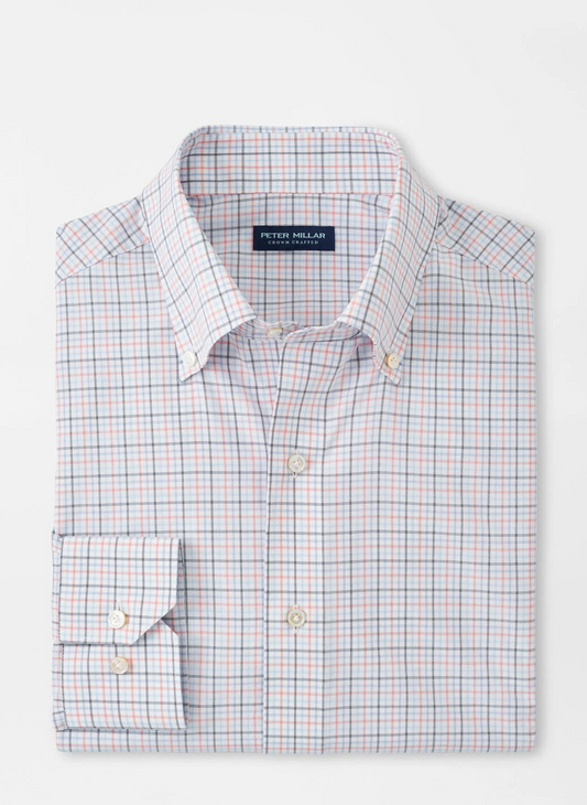 GETZ PERFORMANCE POPLIN SHIRT - NAVY