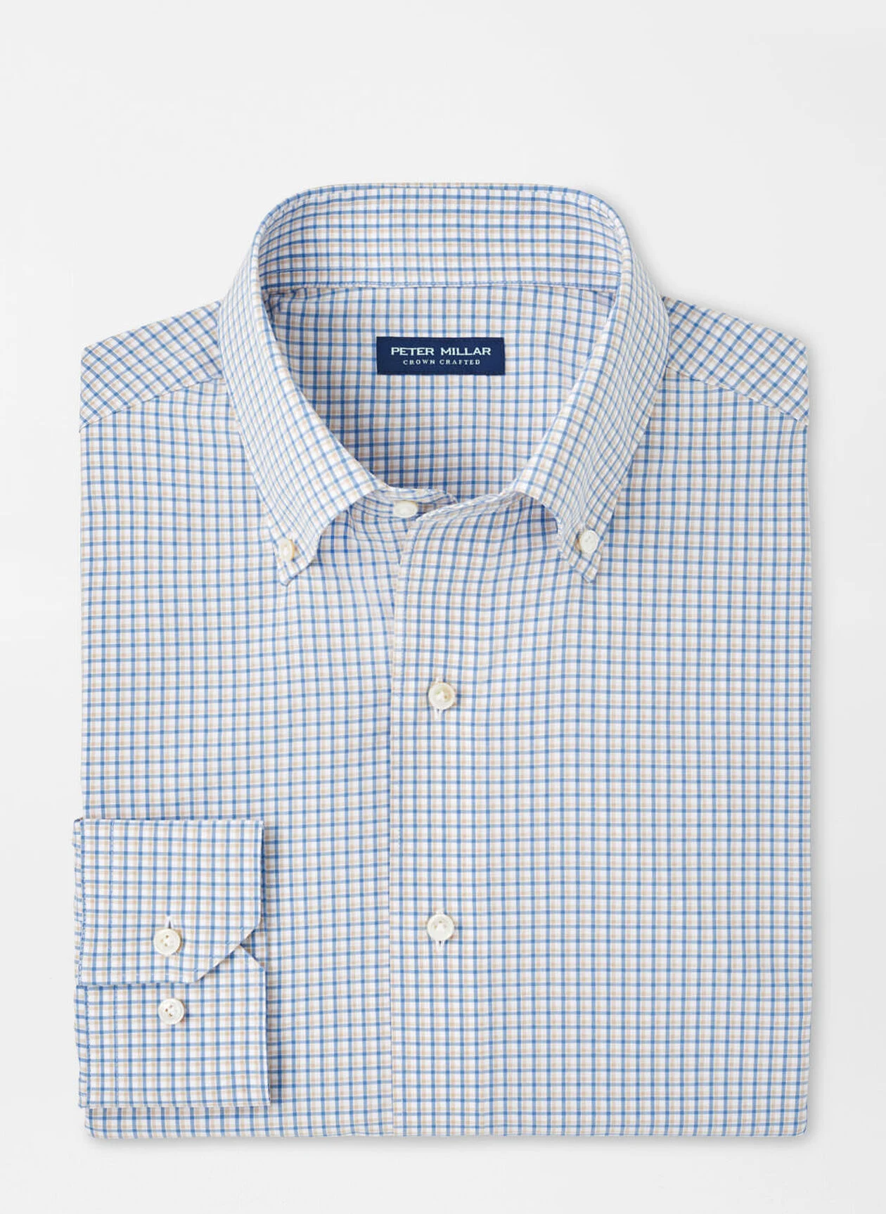 ROLLINS PERFORMANCE POPLIN SHIRT - FOUNTAIN BLUE