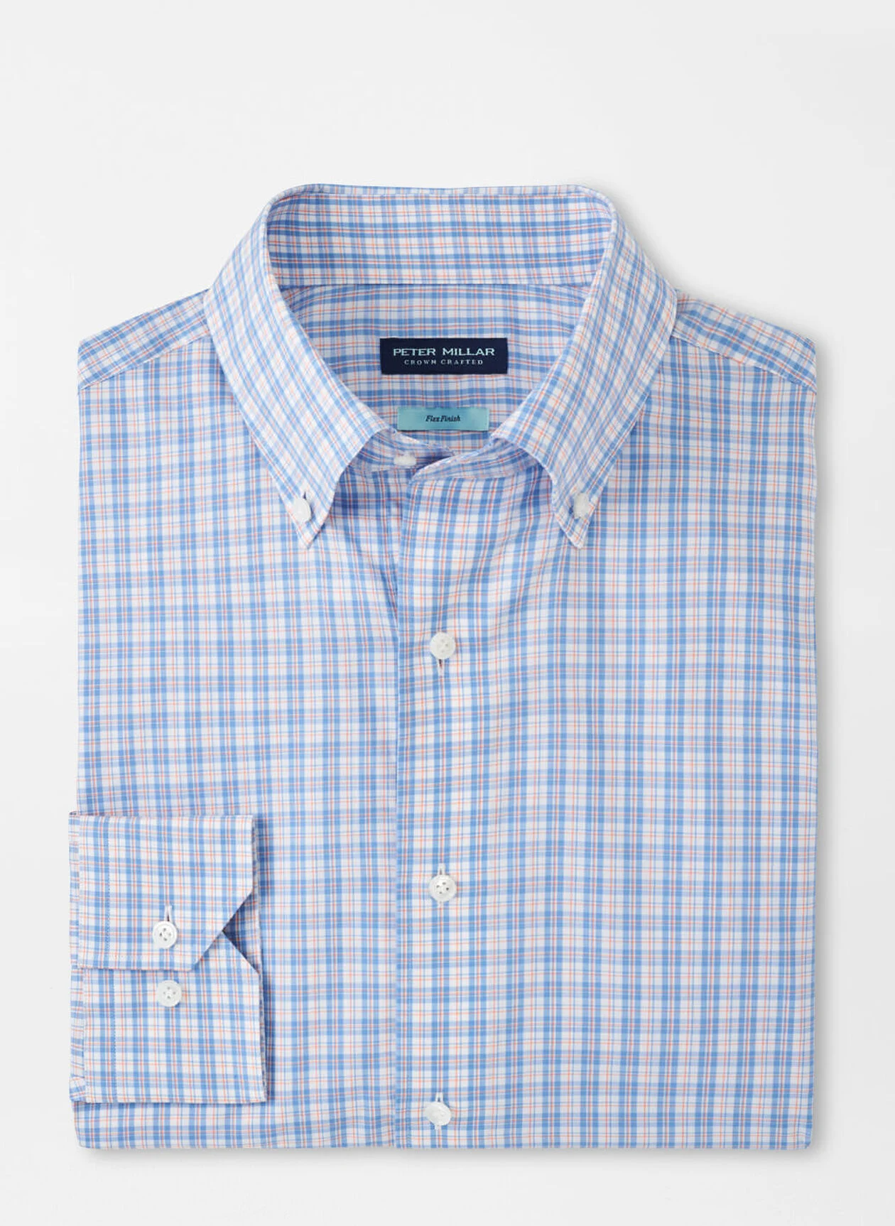 PORTOFINO COTTON SHIRT - FOUNTAIN BLUE