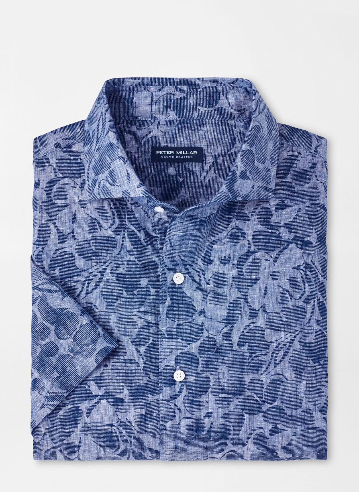 AMALFIN LINEN SHIRT - INDIGO