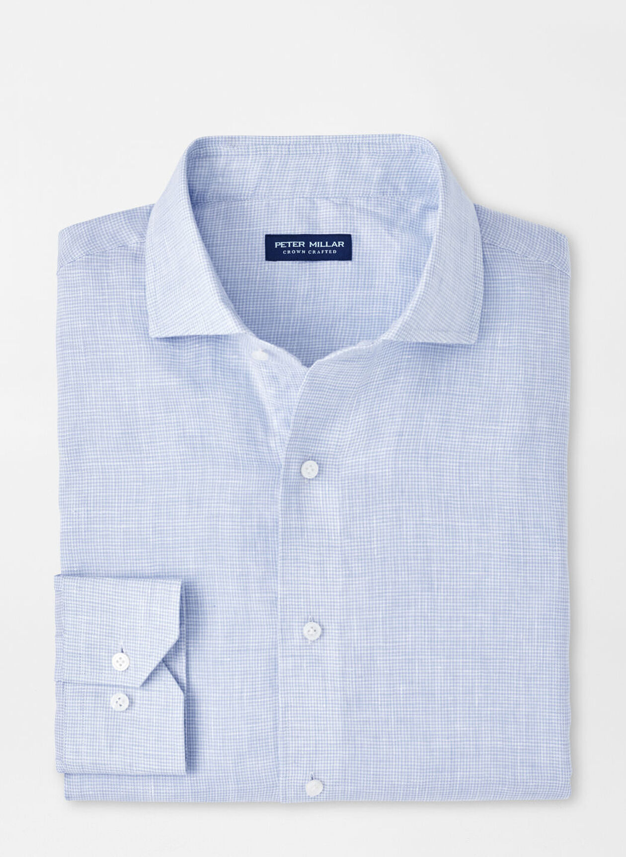 ASTINO LINO CHECK SHIRT - BLUE FROST
