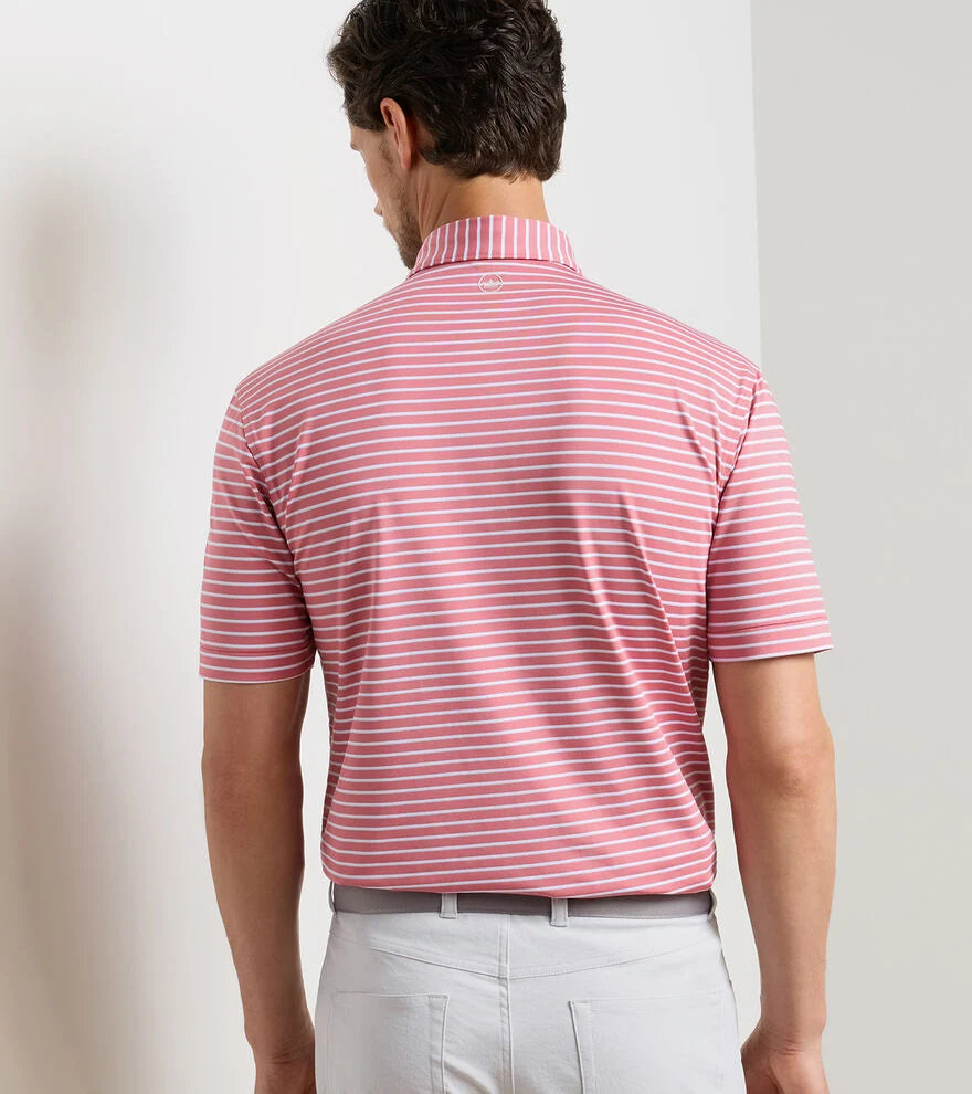 DUNNES PERFORMANCE JERSEY POLO - CHILI RED