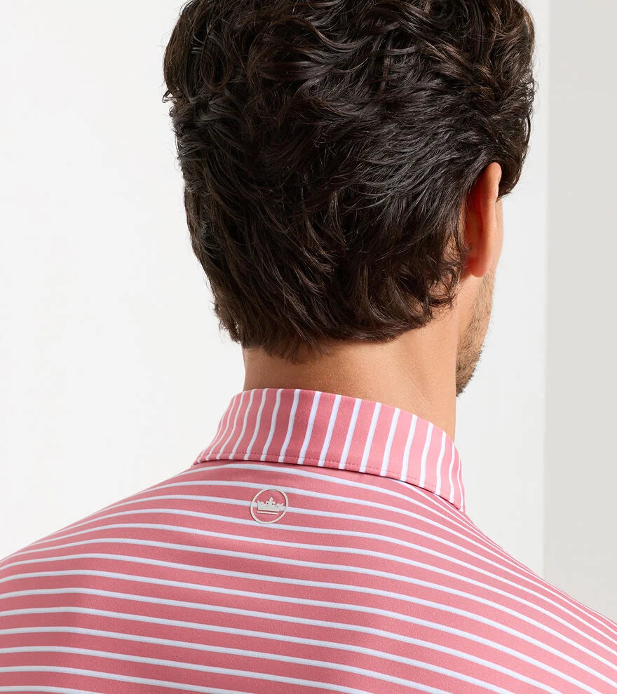 DUNNES PERFORMANCE JERSEY POLO - CHILI RED