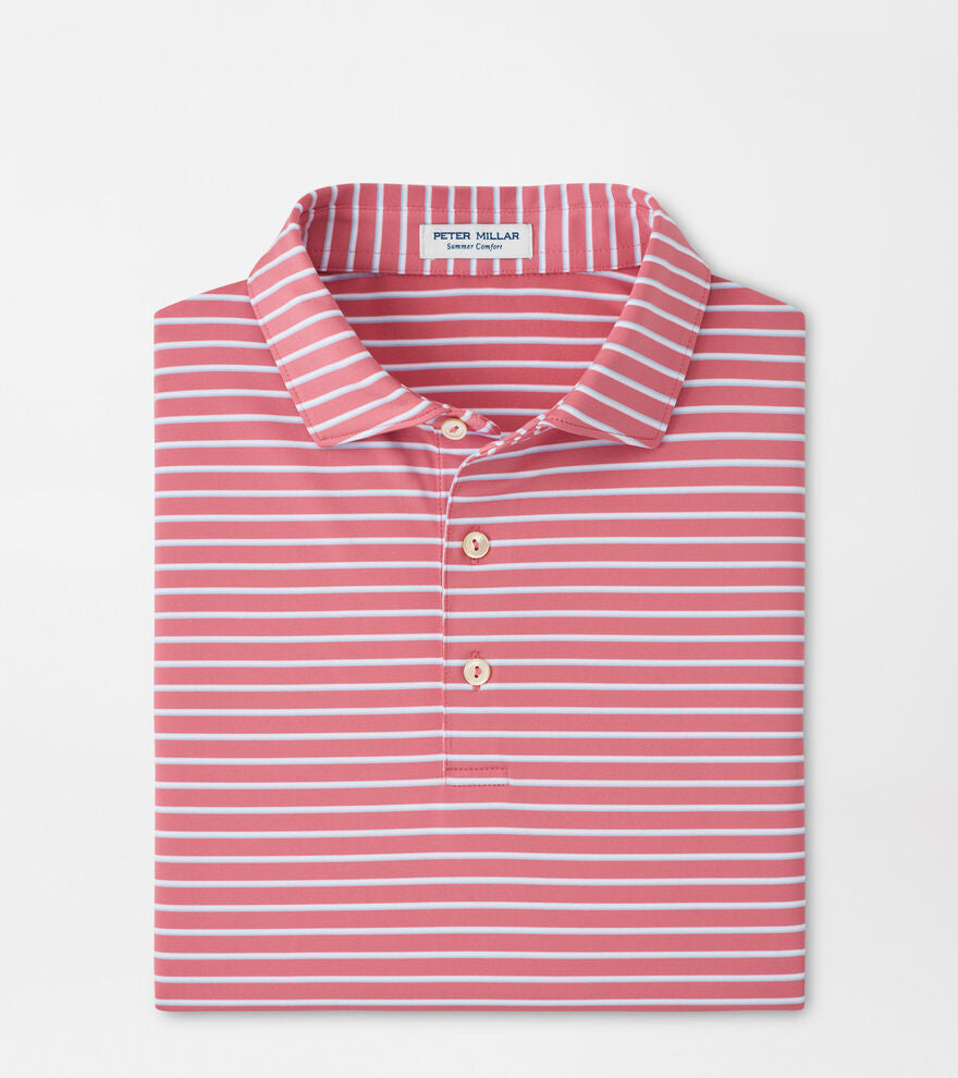 DUNNES PERFORMANCE JERSEY POLO - CHILI RED