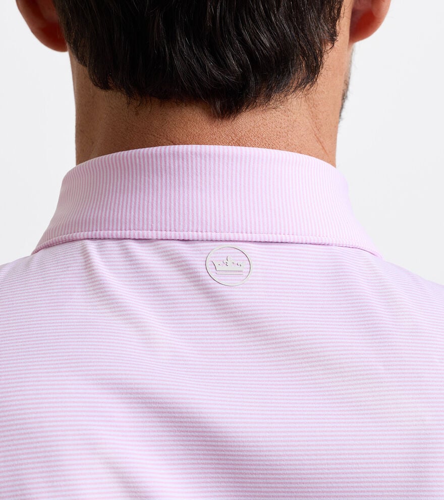 JUBILEE PERFORMANCE JERSEY POLO -  PINK PARFAIT