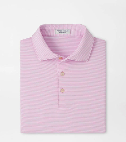 JUBILEE PERFORMANCE JERSEY POLO -  PINK PARFAIT