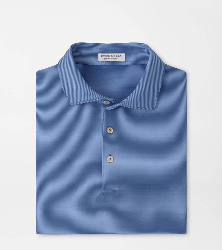 JUBILEE PERFORMANCE JERSEY POLO -  WINDSOR BLUE/BLUEBIRD